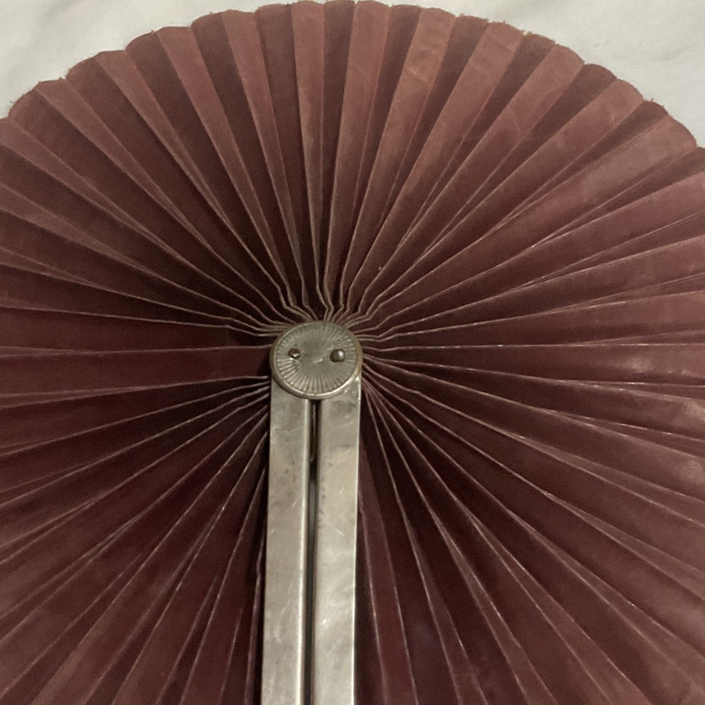 Vintage 19th Century Victorian Cockade fan,used for mourning. - Picture 3 of 12